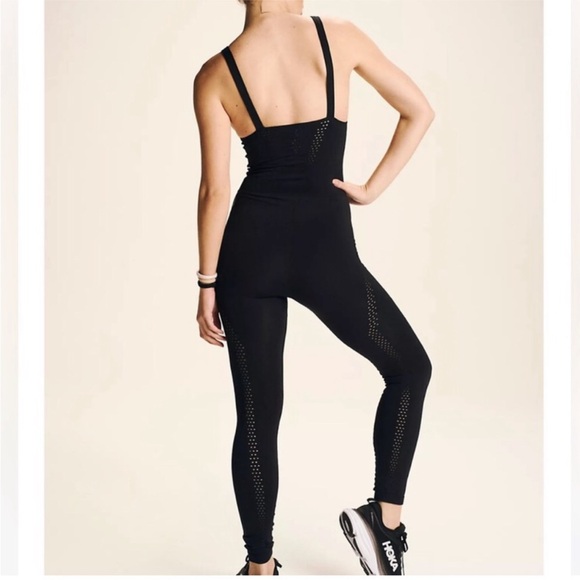 Free People Good Karma High Neck Onesie In Solid Black. NWOT! Sz XS/S - Picture 5 of 10